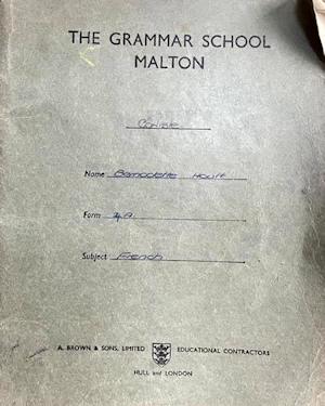 French exercise book 1960s