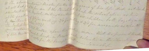 Draft case as to removal of school to New Malton