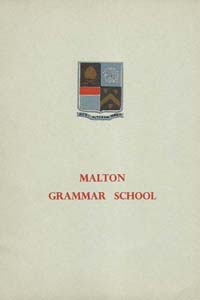 Malton Grammar School prospectus 1961