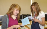 Malton School A level results day 2008