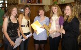 Malton School A level results day 2009