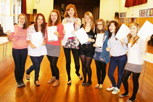 Malton School GCSE results day 2010